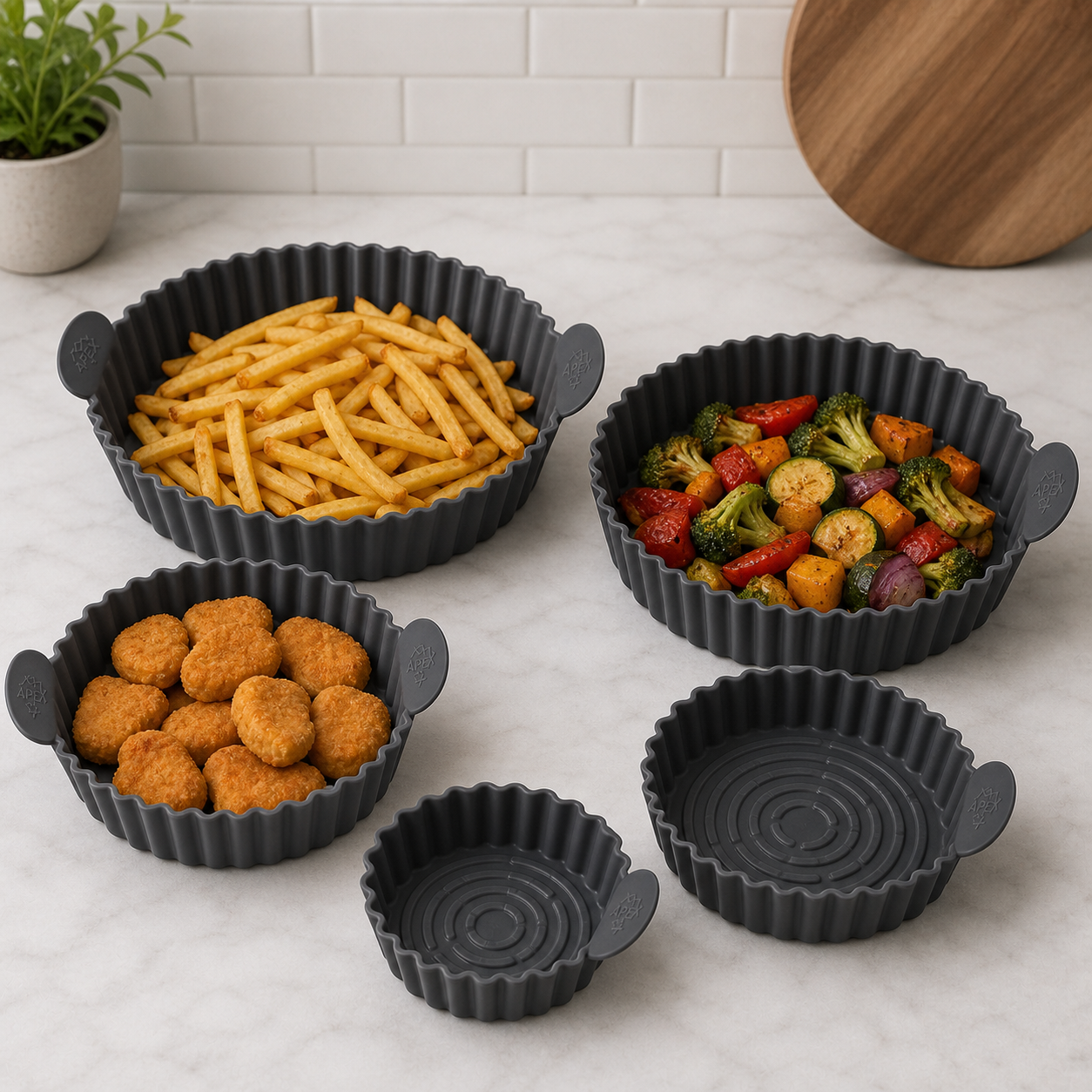 Apex FlexBake Air Fryer Liners