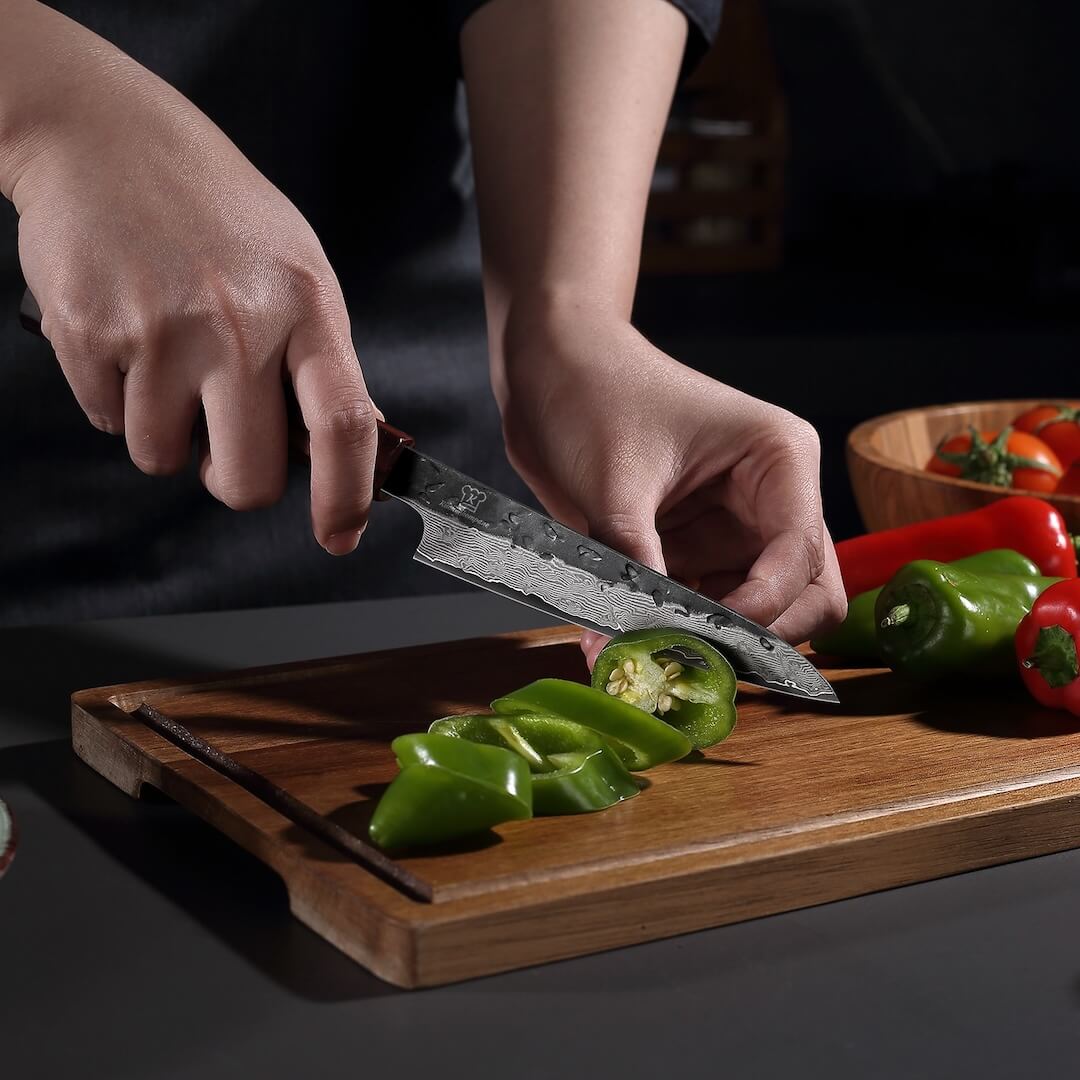 Cuchillo mondador Apex Shikku Damascus