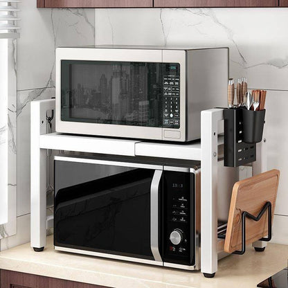 Organizador de cocina ajustable premium de acero inoxidable