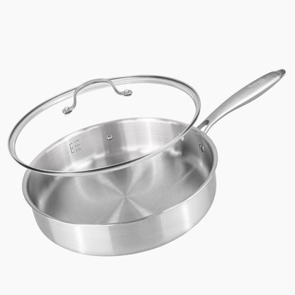 Sartén Salteadora Antiadherente de 28 cm con Tapa