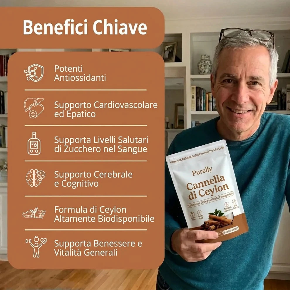 Cannella di Ceylon — Supporto Glicemico Clinico. Prima Che il Medico Ti Prescriva Qualcosa.