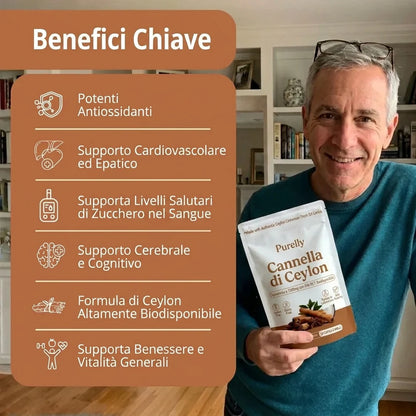 Cannella di Ceylon — Supporto Glicemico Clinico. Prima Che il Medico Ti Prescriva Qualcosa.