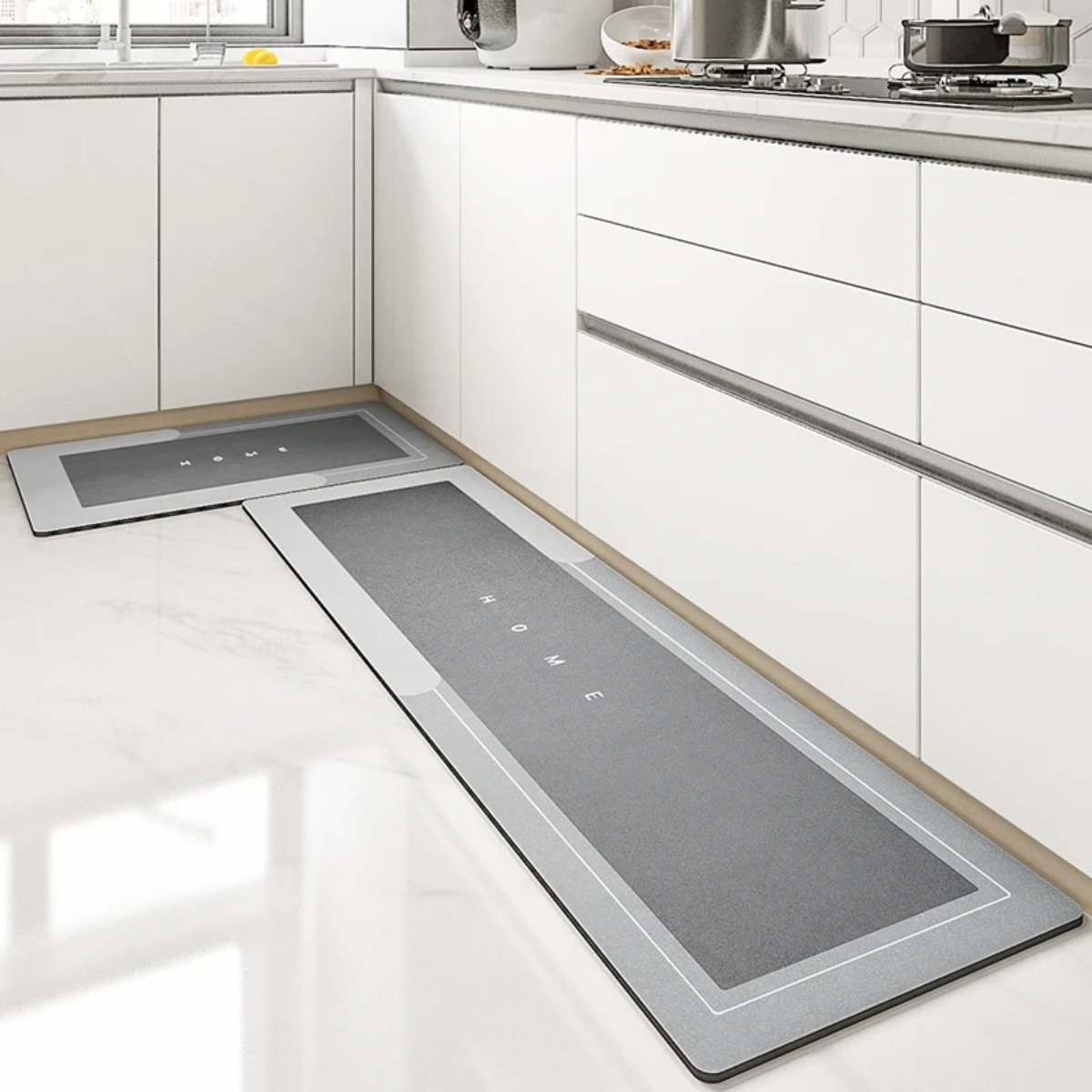 Alfombra absorbente antideslizante premium para baño y cocina