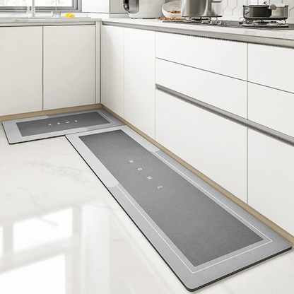 Alfombra absorbente antideslizante premium para baño y cocina