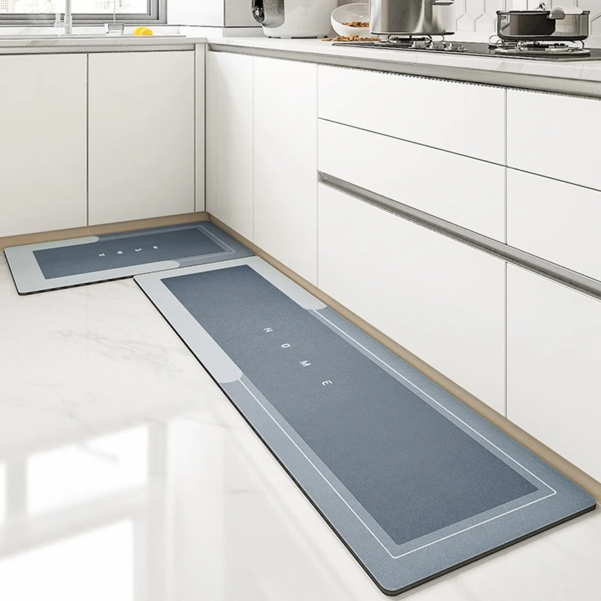 Alfombra absorbente antideslizante premium para baño y cocina