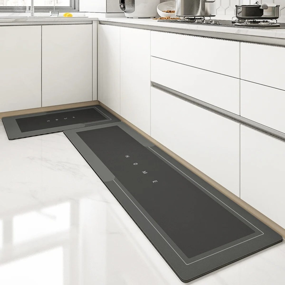 Alfombra absorbente antideslizante premium para baño y cocina