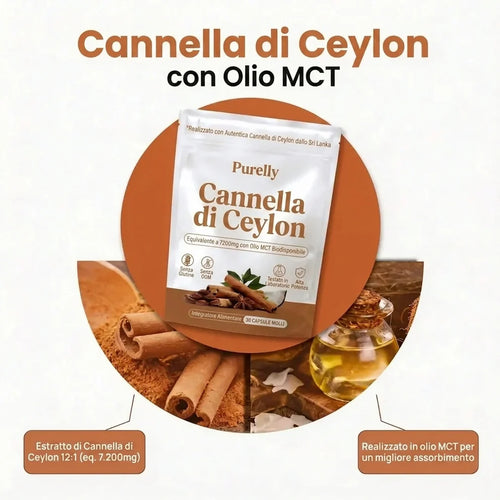 Cannella di Ceylon — Supporto Glicemico Clinico. Prima Che il Medico Ti Prescriva Qualcosa.