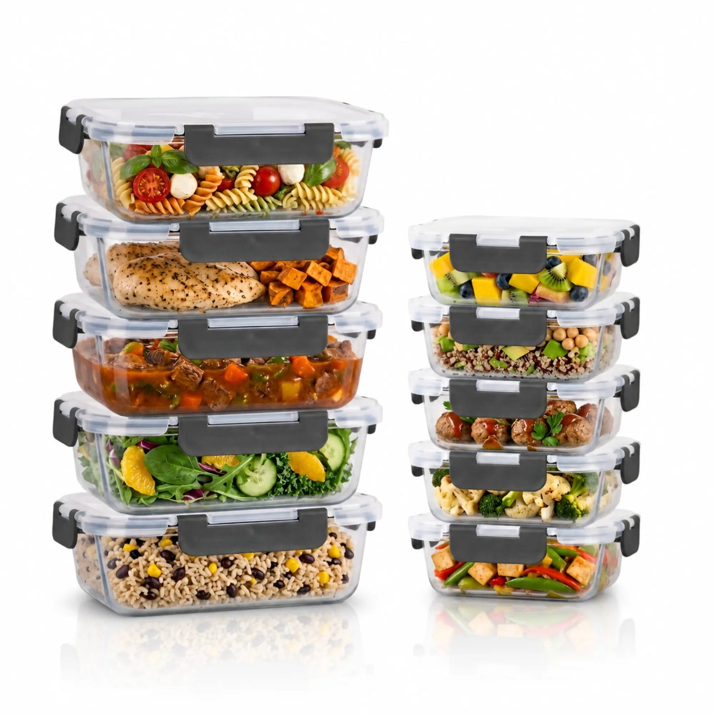 Juego de recipientes de vidrio para alimentos APEX FreshNest™