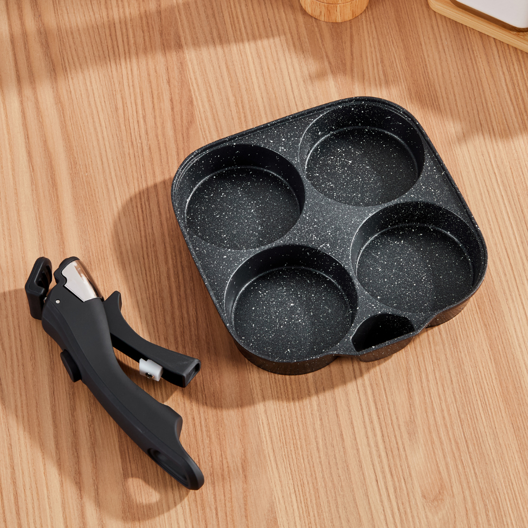 Sartén de cerámica para huevos de 4 secciones APEX PureNest™
