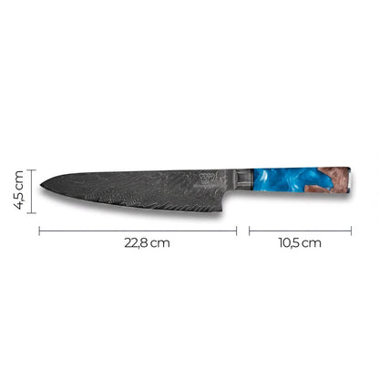 Cuchillo de Chef Damasco Apex Aoki