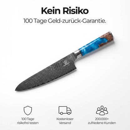 Cuchillo de Chef Damasco Apex Aoki
