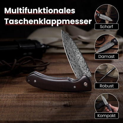 Navaja de bolsillo Apex Atlas Damascus