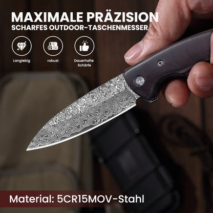 Navaja de bolsillo Apex Atlas Damascus