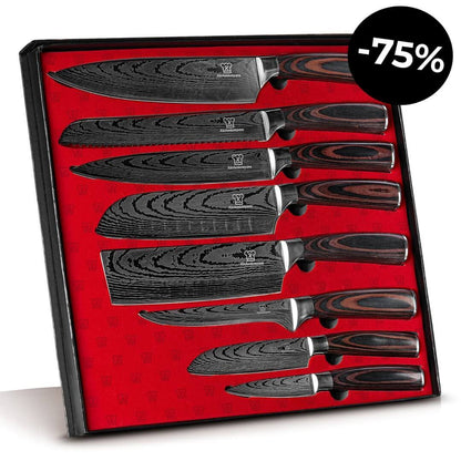 Set Asiático Premium de 8 Cuchillos