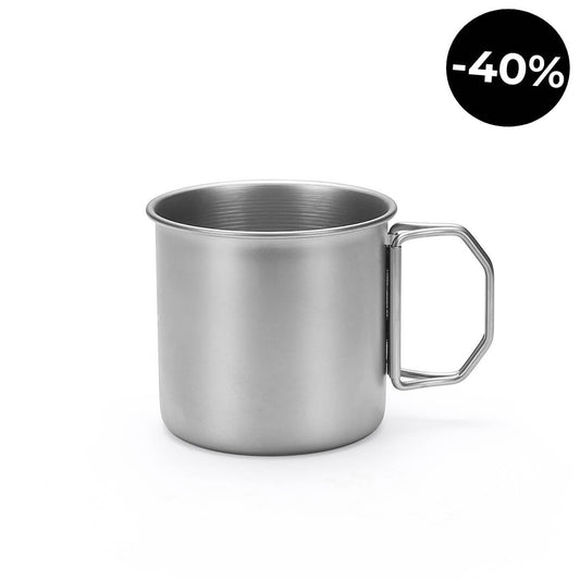 Taza de camping de acero inoxidable Apex