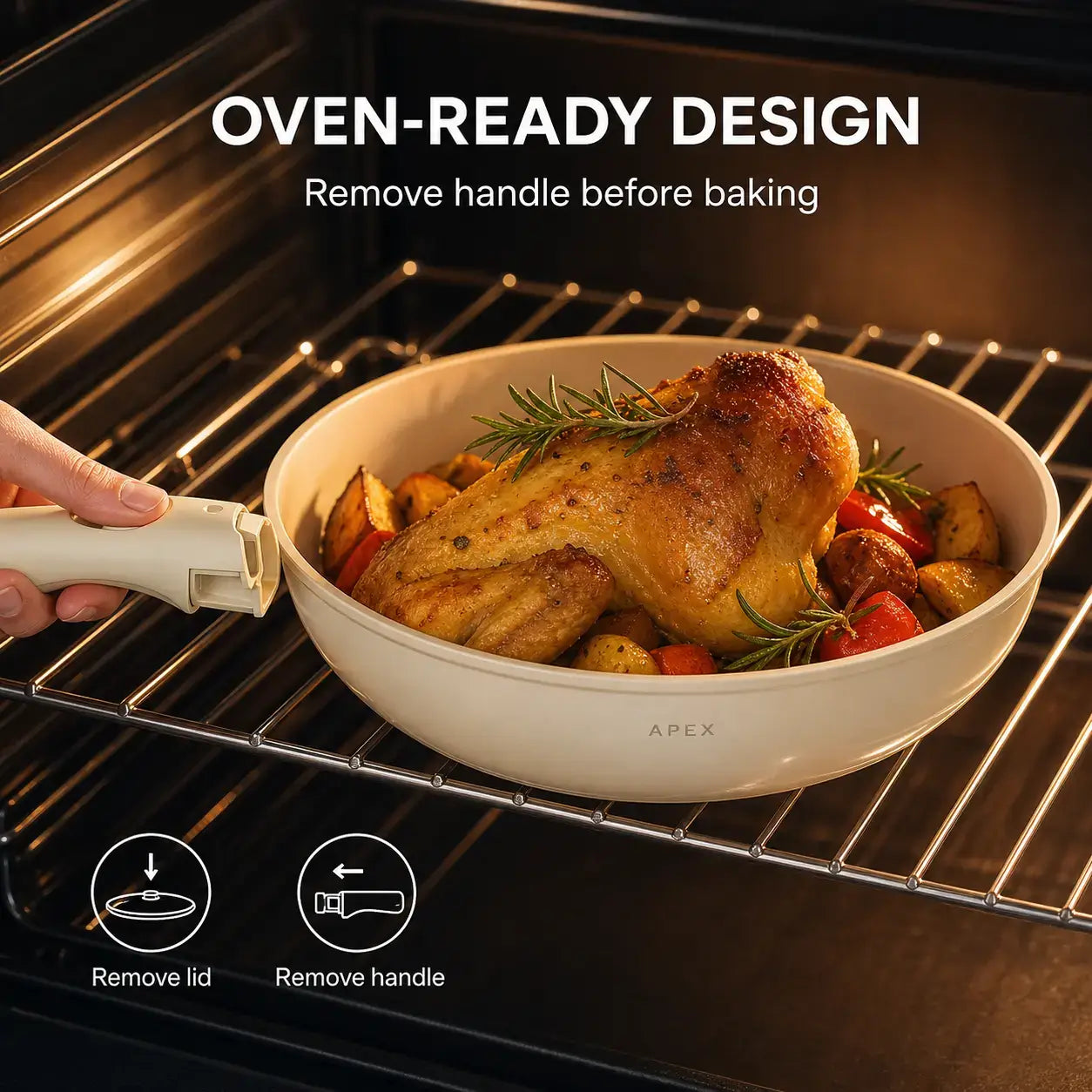 Juego de utensilios de cocina de cerámica PureNest™ de APEX