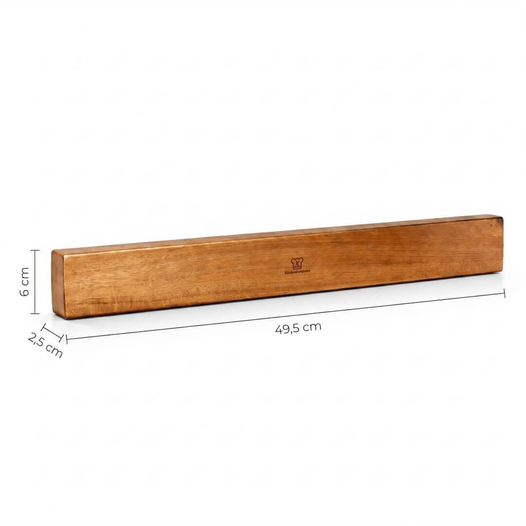 Tira magnética de madera para cuchillos Apex