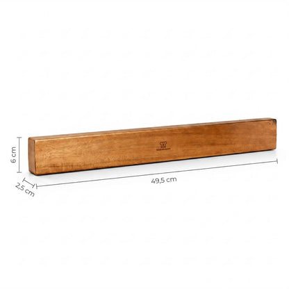Tira magnética de madera para cuchillos Apex