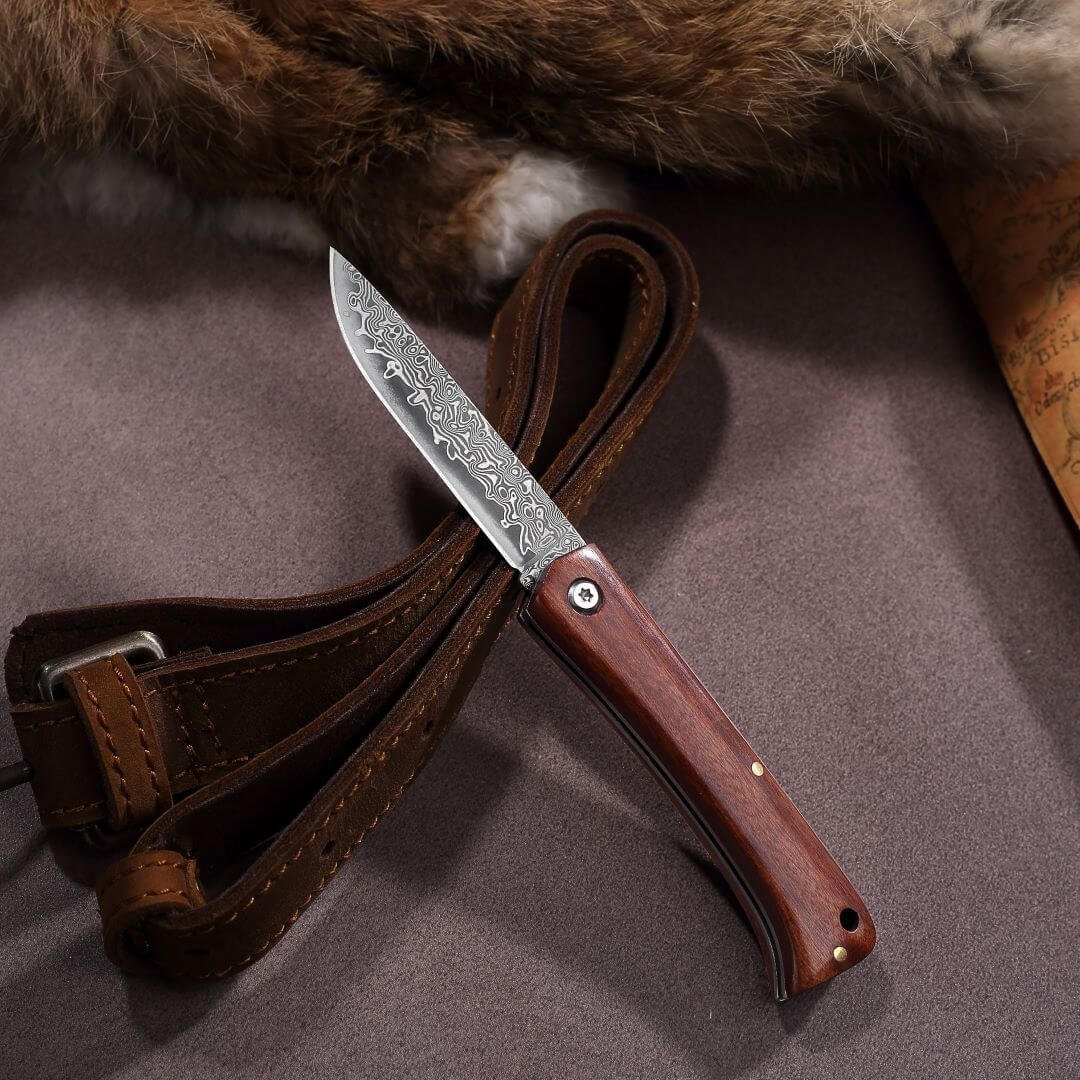 Juego de navajas de bolsillo Apex Heritage y Forest Damascus