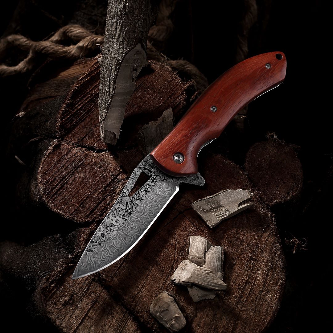Juego de navajas de bolsillo Apex Heritage y Forest Damascus
