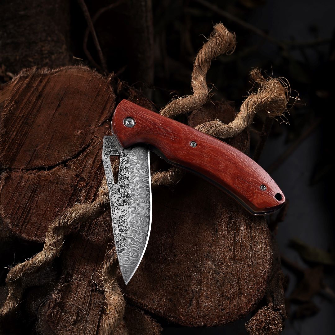 Juego de navajas de bolsillo Apex Heritage y Forest Damascus