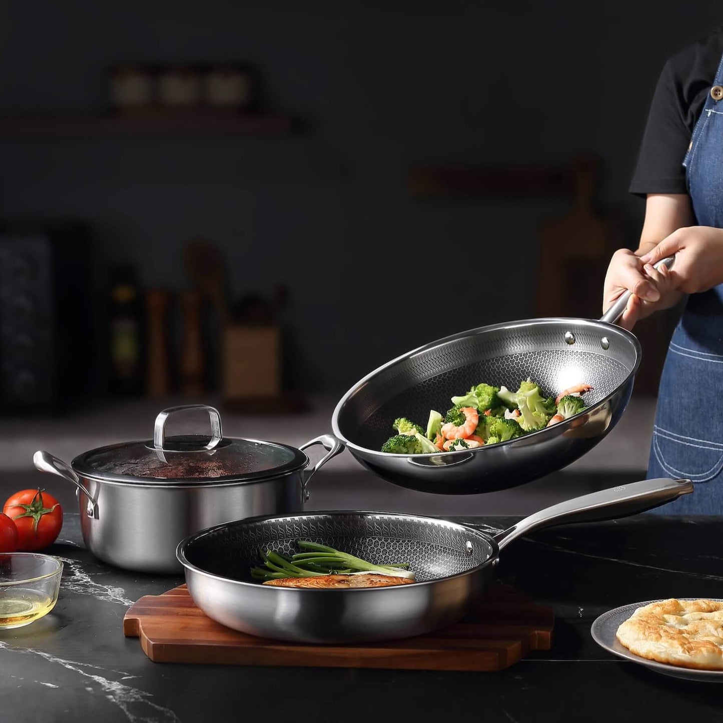 Juego de cocina premium de 3 piezas