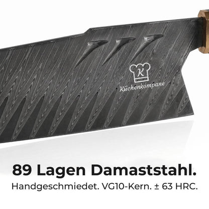 Cuchillo de Chef Damasco Kokutan Apex