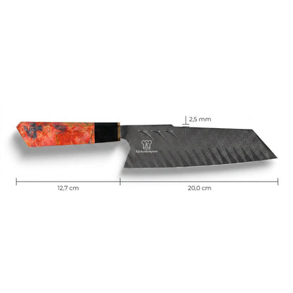 Cuchillo de Chef Damasco Kokutan Apex