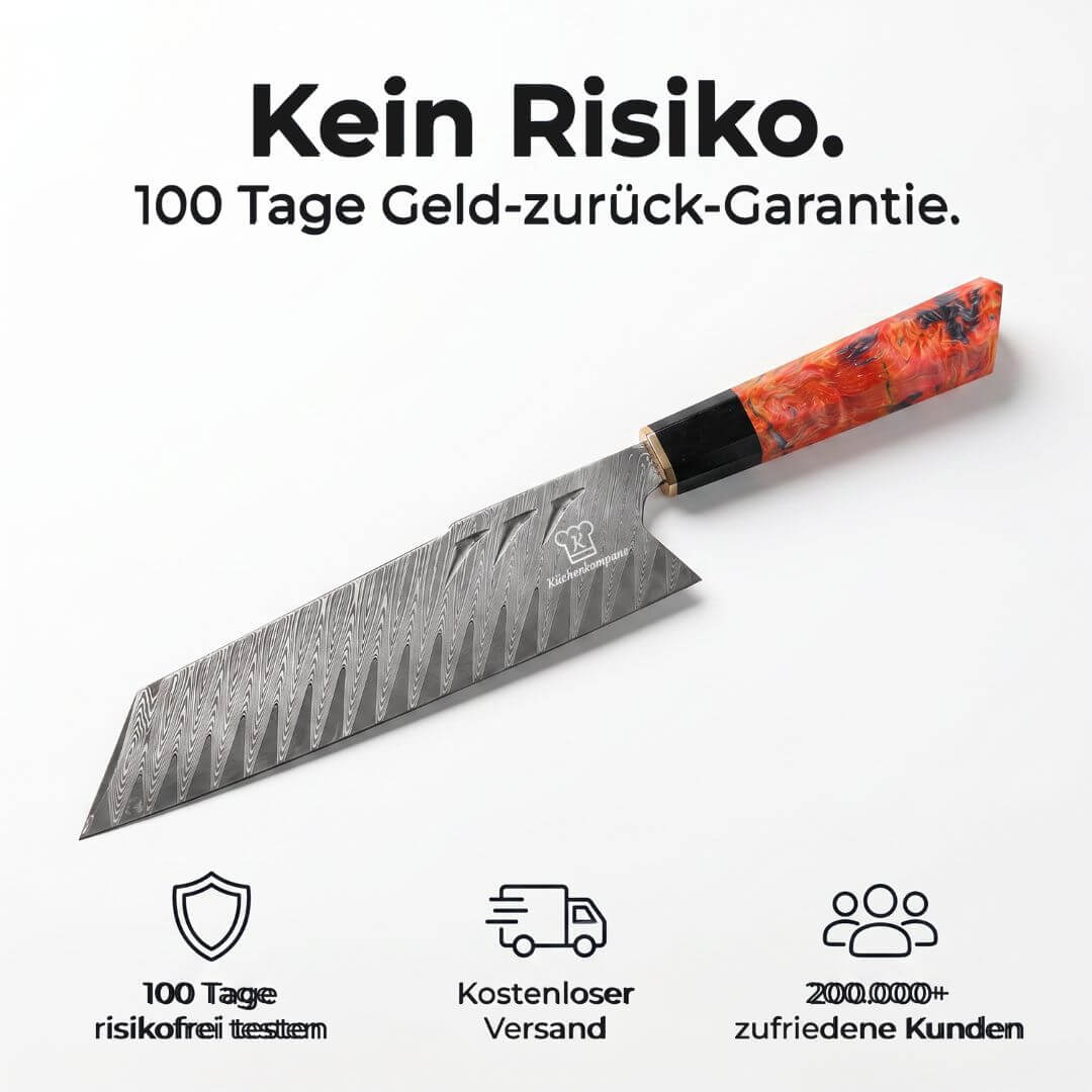 Cuchillo de Chef Damasco Kokutan Apex