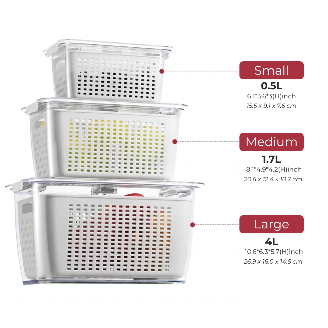 Set de almacenamiento de productos frescos APEX FreshNest™