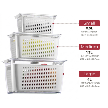 Set de almacenamiento de productos frescos APEX FreshNest™