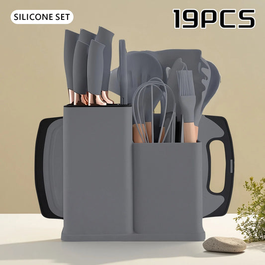 Juego de utensilios de cocina y cuchillos SlateCraft™ de 19 piezas APEX