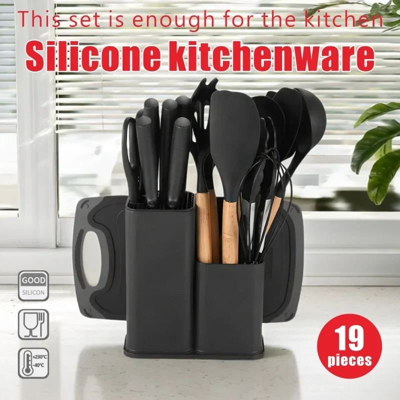 Juego de utensilios de cocina y cuchillos SlateCraft™ de 19 piezas APEX