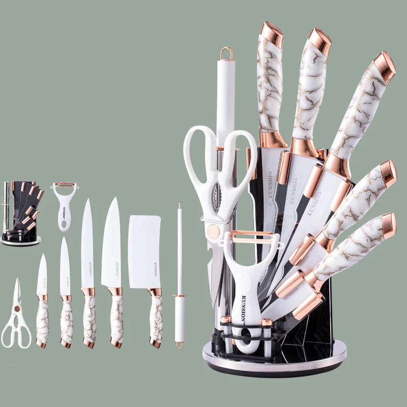Juego de Cuchillos con Taco APEX NoirEdge™