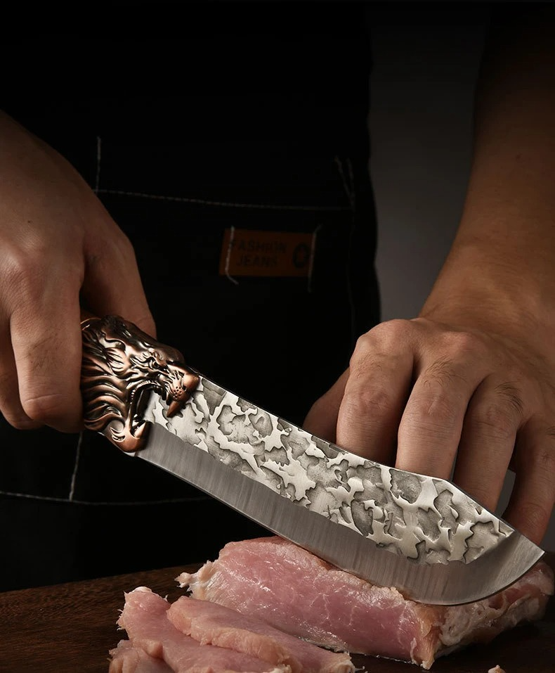 El juego de cuchillos de chef forjados Signature