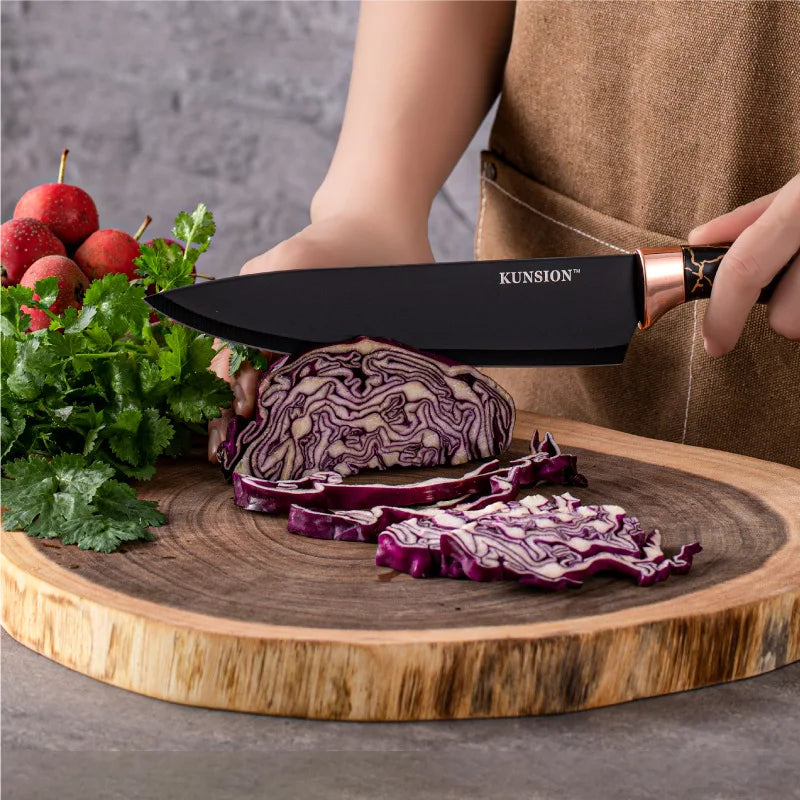 Juego de Cuchillos con Taco APEX NoirEdge™