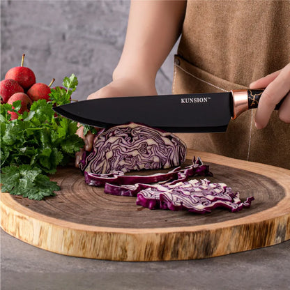 Juego de Cuchillos con Taco APEX NoirEdge™