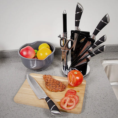 Juego de 8 cuchillos con taco APEX BladeCore™