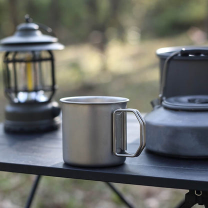 Taza de camping de acero inoxidable Apex