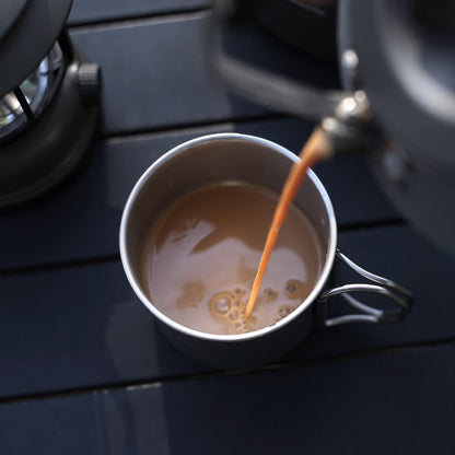 Taza de camping de acero inoxidable Apex