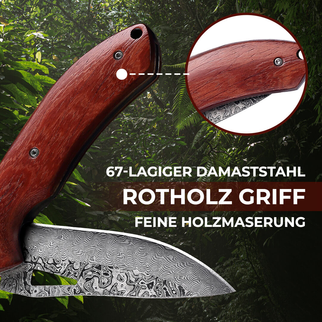 Juego de navajas de bolsillo Apex Heritage y Forest Damascus