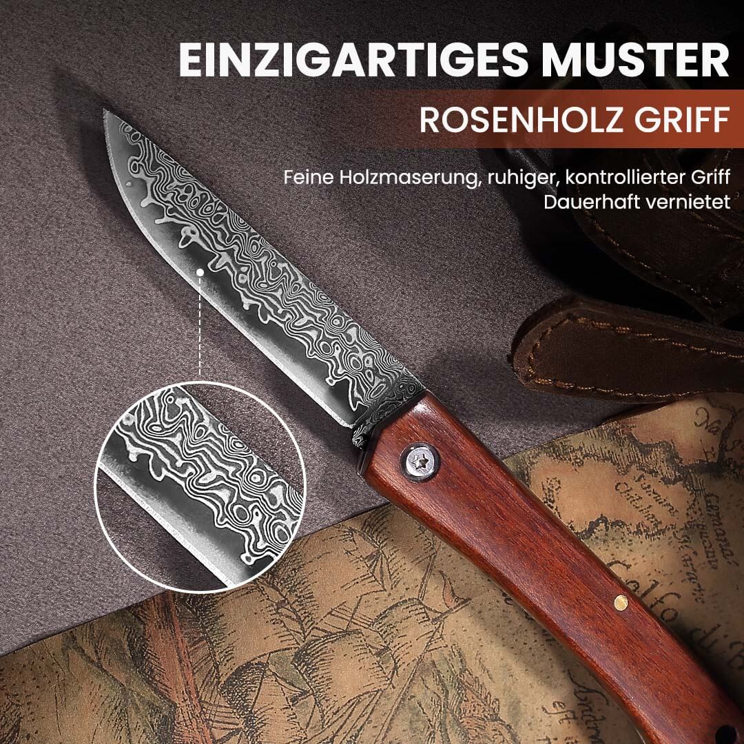 Juego de navajas de bolsillo Apex Heritage y Forest Damascus