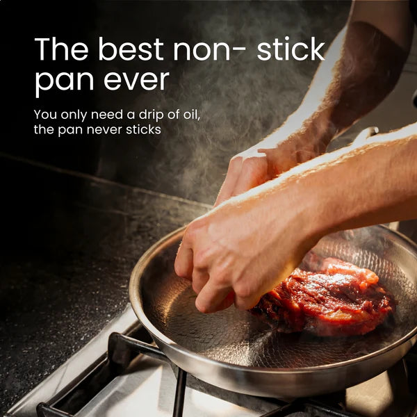 Sartén Profesional de Titanio® | Cocina antiadherente perfecta sin químicos.