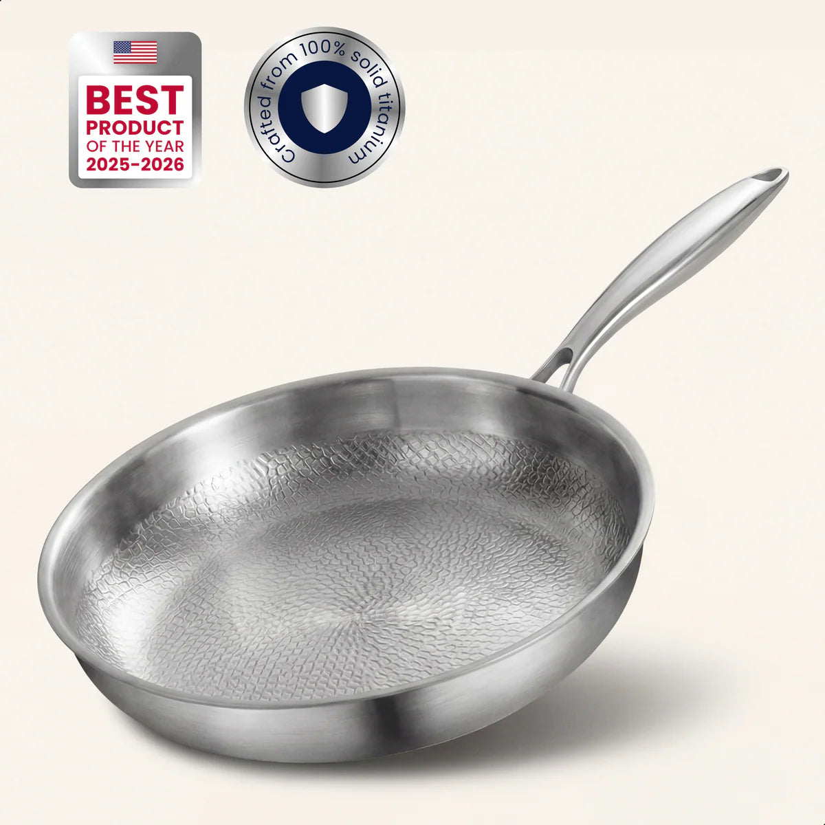 Sartén Profesional de Titanio® | Cocina antiadherente perfecta sin químicos.