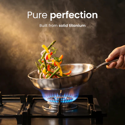 Sartén Profesional de Titanio® | Cocina antiadherente perfecta sin químicos.