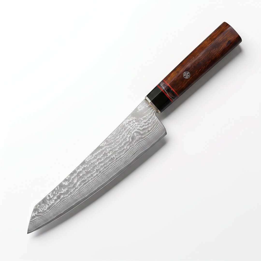 Cuchillo Hacha Curvo Damasco Apex