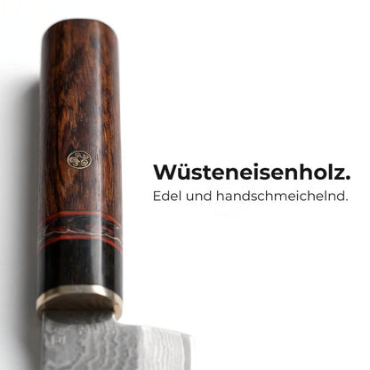 Cuchillo Hacha Curvo Damasco Apex