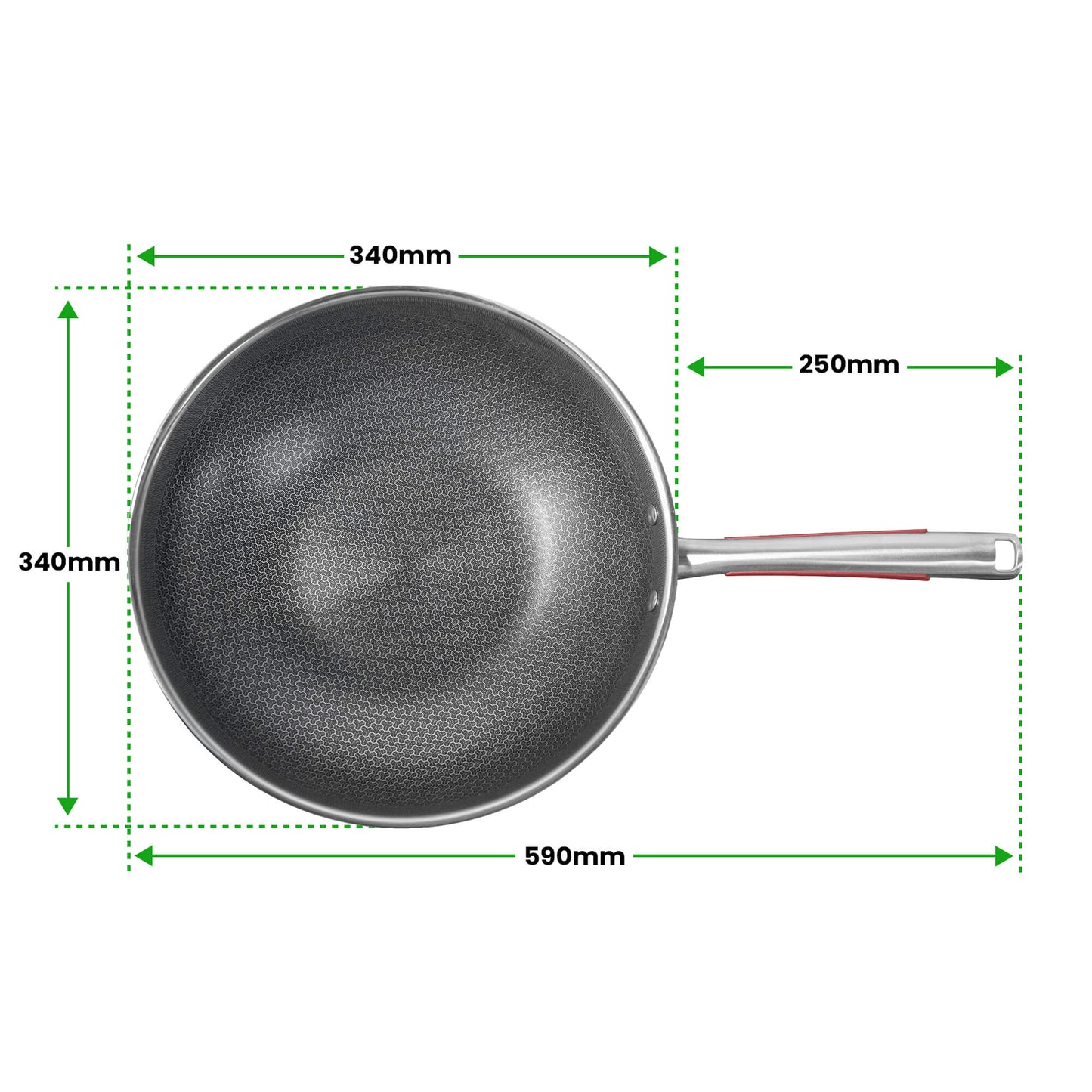 Wok Apex Kitchen Companion - 34 cm