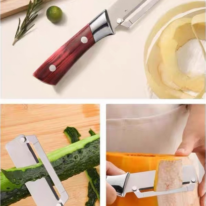 Compra 1 y Llévate 2 | Pelador de Verduras de Acero Inoxidable Apex