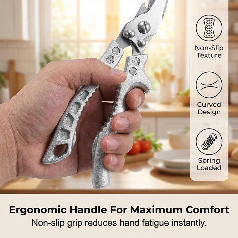 ✂️🍗 Tijeras de cocina de acero inoxidable Apex Premium 🔪💪